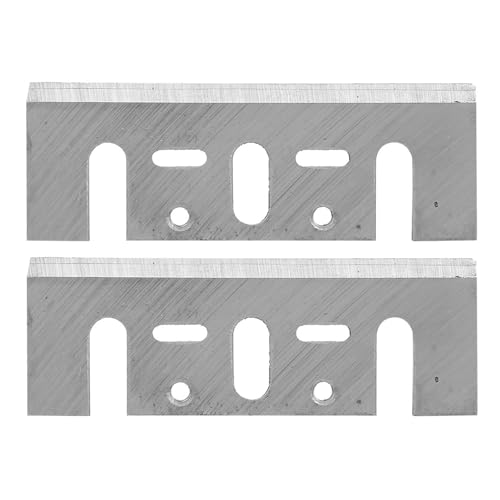 Ein Paar 82-mm-Handhobelmesser, HSS-Holzbearbeitungs-Handhobelmesser, Ersatzmesser, elektrisches Hobelmesser, nachschärfbares Hobelmesser für Handhobel von LTSQIN