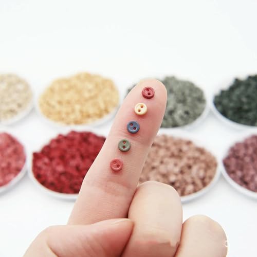 4mm Cartoon Mini Knöpfe Runde Winzige Knopf Für DIY Handwerk Puppe Schuhe Kleidung Dekor Kleidungsstück Nähen Scrapbooking Karte Machen von LUAND