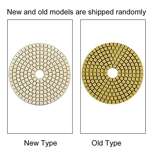 Schleifscheibe für Granit-Marmor-Stein – Leistungsstarkes und Polierpad, Schnelles Polieren – 4-Zoll-Nassschleifscheibe (2000) von LUCKDANO