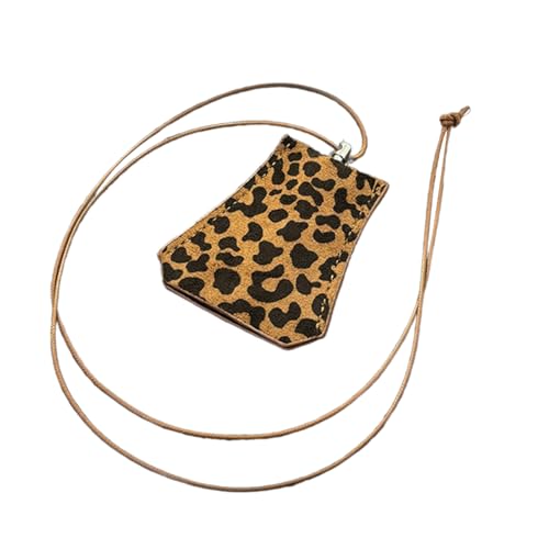 LUCKGONI Halskette mit Leopardenmuster und Magnetverschluss für einfaches Tragen, lange Kette, Modeschmuck-Accessoire für Damen, für den täglichen Gebrauch von LUCKGONI