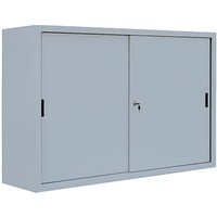 LÜLLMANN Schiebetürenschrank, 550150 lichtgrau 2 Fachböden 160,0 x 45,0 x 109,0 cm von LÜLLMANN