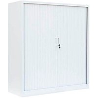 LÜLLMANN Schiebetürenschrank, 555147 signalweiß 2 Fachböden 120,0 x 45,7 x 135,0 cm von LÜLLMANN