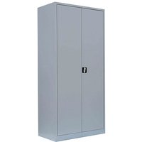 LÜLLMANN Stahlschrank 530360 lichtgrau 92,5 x 60,0 x 195,0 cm, aufgebaut von LÜLLMANN