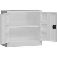 ClassiX Stahlschrank X-530307 signalweiß 80,0 x 38,0 x 75,0 cm, aufgebaut von ClassiX