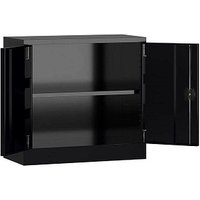 ClassiX Stahlschrank X-530309 tiefschwarz 80,0 x 38,0 x 75,0 cm, aufgebaut von ClassiX