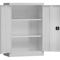 ClassiX Stahlschrank X-530320 lichtgrau 92,0 x 42,0 x 120,0 cm, aufgebaut von ClassiX