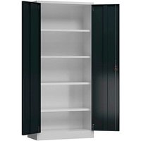 ClassiX Stahlschrank X-530338 anthrazit, lichtgrau 80,0 x 38,0 x 180,0 cm, aufgebaut von ClassiX