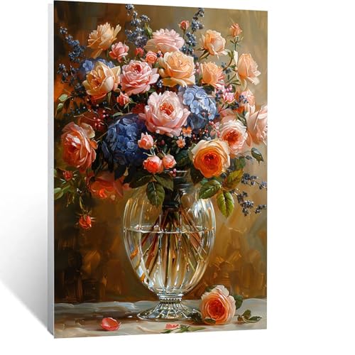 Diamond Painting Erwachsene, DIY Diamant Painting Bilder Vase, Vollbohrer Blumen Diamant Malerei Malen Nach Zahlen Cross Stickerei Bastelset Erwachsene, für Home Wand Deko Wohnzimmer 60x80cm LSJ5476 Diamond Painting Erwachsene, DIY Diamant Painting Bilder Vase, Vollbohrer Blumen Diamant Malerei Malen Nach Zahlen Cross Stickerei Bastelset Erwachsene, für Home Wand Deko Wohnzimmer 60x80cm LSJ5476 von LUESSJAO