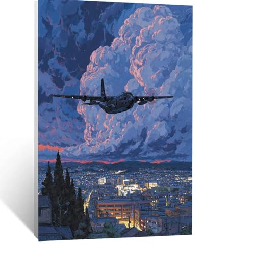 Flugzeug Malen Nach Zahlen Erwachsene, Malen nach Zahlen auf Leinwand mit Pinsel und Acrylfarben 80 x 60 CM DIY Basteln Erwachsene Leinwand Bilder Stadt für Wanddeko Wohnzimmer Geschenke LSJ-7409 Flugzeug Malen Nach Zahlen Erwachsene, Malen nach Zahlen auf Leinwand mit Pinsel und Acrylfarben 80 x 60 CM DIY Basteln Erwachsene Leinwand Bilder Stadt für Wanddeko Wohnzimmer Geschenke LSJ-7409 von LUESSJAO