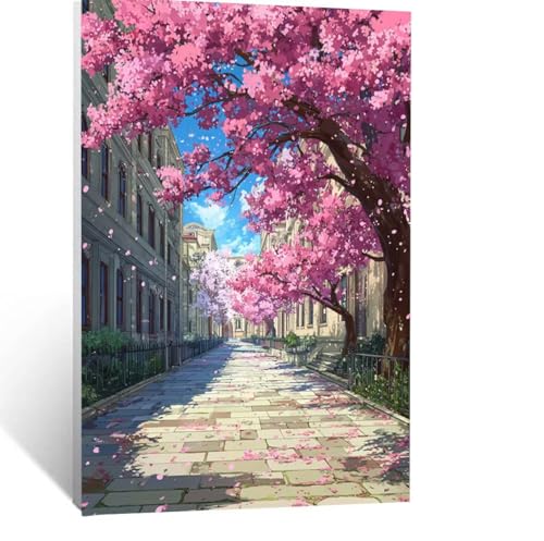 Kirschblüten Malen Nach Zahlen Erwachsene, Malen nach Zahlen auf Leinwand mit Pinsel und Acrylfarben 90x120cm DIY Basteln Erwachsene Leinwand Bilder Stadt für Wanddeko Wohnzimmer Geschenke LSJ-8446 Kirschblüten Malen Nach Zahlen Erwachsene, Malen nach Zahlen auf Leinwand mit Pinsel und Acrylfarben 90x120cm DIY Basteln Erwachsene Leinwand Bilder Stadt für Wanddeko Wohnzimmer Geschenke LSJ-8446 von LUESSJAO