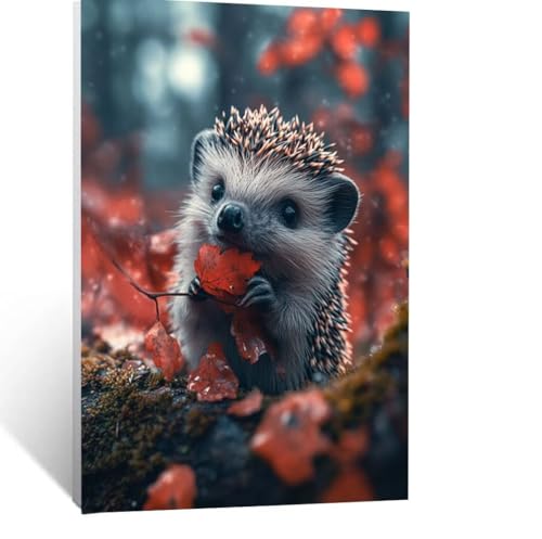 Malen Nach Zahlen Erwachsene Igel Malen Nach Zahlen Kinder Tier mit Pinsel und Wasserdicht Leinwand Acrylfarben Set, Diy Set Erwachsene Bilder 50 x 70 CM für Zimmer Deko Geschenke für Frauen LSJ-6209 Malen Nach Zahlen Erwachsene Igel Malen Nach Zahlen Kinder Tier mit Pinsel und Wasserdicht Leinwand Acrylfarben Set, Diy Set Erwachsene Bilder 50 x 70 CM für Zimmer Deko Geschenke für Frauen LSJ-6209 von LUESSJAO