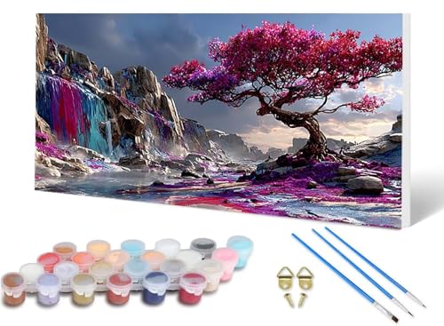 Malen Nach Zahlen Erwachsene Baum Malen Nach Zahlen Traum, DIY Set Erwachsene Paint by Numbers mit 3 Pinsel und Acrylfarben & Knitterfreie Leinwand für Zimmer Deko Wohnzimmer 80X160CM -lsy250632 Malen Nach Zahlen Erwachsene Baum Malen Nach Zahlen Traum, DIY Set Erwachsene Paint by Numbers mit 3 Pinsel und Acrylfarben & Knitterfreie Leinwand für Zimmer Deko Wohnzimmer 80X160CM -lsy250632 von LUESUAYN