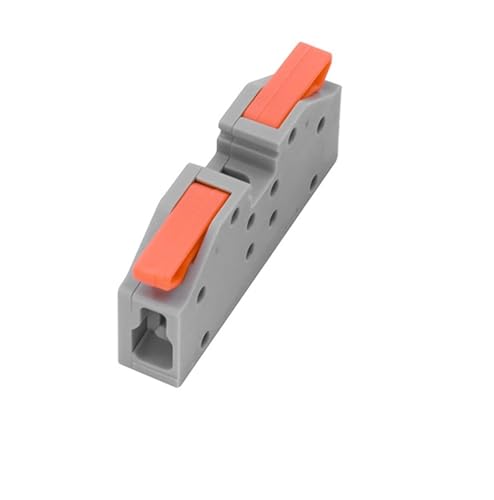 LUJIAYA Anschluss Klemmenleiste 10PCS GEC1 Mini Quick Wire Leiter Stecker Schnell Anschluss Terminal Block 1 In Mehrere Out Mit Befestigungs Loch Mini-Fast Wire Verbinder(GEC1-NFT24 10PCS) von LUJIAYA