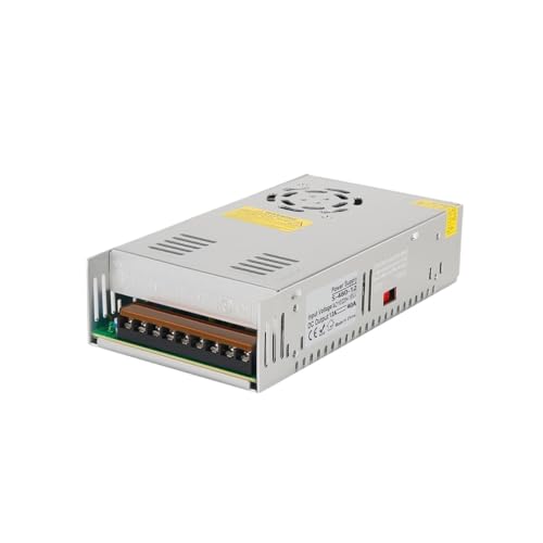 LUJIAYA Schaltnetzteil AC zu DC 24V 20A 480W Schaltnetzteil Antriebstransformator for CNC-Motoren, industrielle elektronische Elektrogeräte usw. Stromversorgungen(100-120V) von LUJIAYA