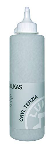 LUKAS CRYL TERZIA 500 ml - Acrylfarbe in Studien-Qualität - Farbton Silber von LUKAS