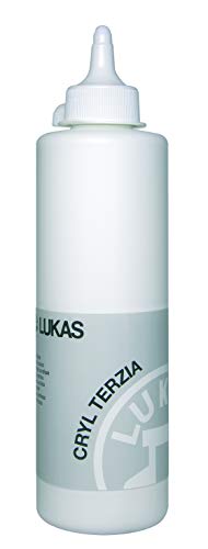 LUKAS CRYL TERZIA 500 ml - Acrylfarbe in Studien-Qualität - Farbton Titanweiß von LUKAS