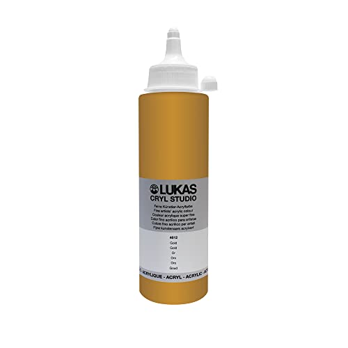 LUKAS Cryl Studio 250 ml, Acrylfarbe in Premium-Qualität, Gold LUKAS Cryl Studio 250 ml, Acrylfarbe in Premium-Qualität, Gold von LUKAS