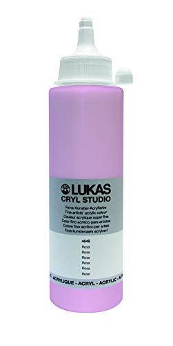 LUKAS Cryl Studio 250 ml, Acrylfarbe in Premium-Qualität, Rosa von LUKAS