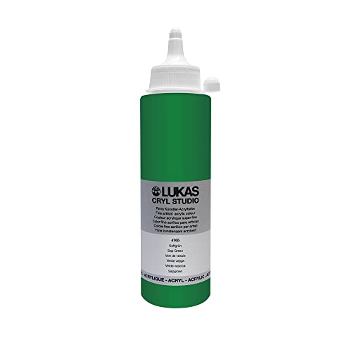 LUKAS Cryl Studio 250 ml, Acrylfarbe in Premium-Qualität, Saftgrün von LUKAS