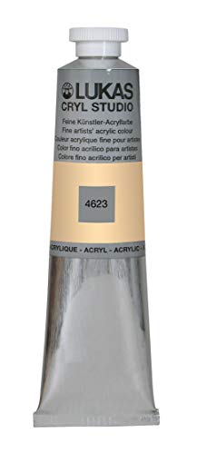 LUKAS Cryl Studio Künstler-Acrylfarben, Metall, Apricot, 75 ml, 75 von LUKAS