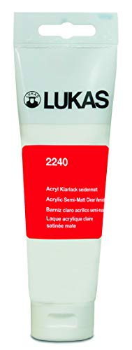 LUKAS Malmittel - Acryl Klarlack seidenmatt in 125 ml von LUKAS