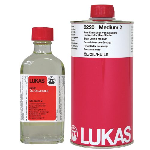 LUKAS Malmittel für die Ölmalerei - Medium 2 (langsam trocknend) in 125 ml, K22200125 von LUKAS