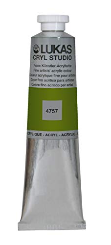 Lukas Cryl Studio 75 ml, Acrylfarbe in Premium-Qualität, Olivgrün von LUKAS