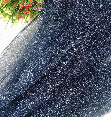 LUMoony 150cm Breit Netzstoff Stoff Stoffe Stoff Tüll Decor Sparkly Stoff glitzernder Stoff Pailletten-Stoff für DIY-Hochzeitskleider Halbrock Kleid Tischkleidung Hintergrund von LUMoony