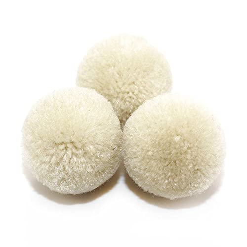 LUMoony 30Pcs 5cm Pompons zum Basteln Pom Poms Bunte Bommeln Bälle Groß Pom Poms Pompons Deko Pompons Bunt für Handwerk Herstellung, Pompons Bälle DIY Kreative Handwerk von LUMoony