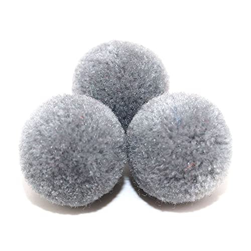 LUMoony 30Pcs 5cm Pompons zum Basteln Pom Poms Bunte Bommeln Bälle Groß Pom Poms Pompons Deko Pompons Bunt für Handwerk Herstellung, Pompons Bälle DIY Kreative Handwerk von LUMoony