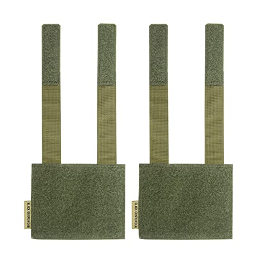 Molle Hook and Loop Velcro Panel Tactical Morale Patches Board Odd Number For DIY Patch Badge (OD Green) von LUNZHAN