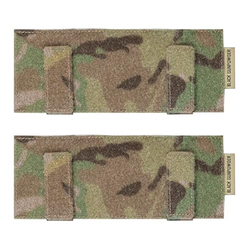 Taktische Klett-Patches Morale Patches Board Gerade Nummer MOLLE Haken & Loop Montage Placard Plattform (MC 2piece) von LUNZHAN