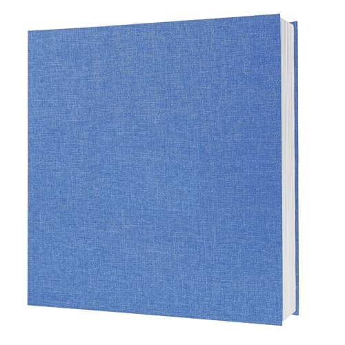 30,5 x 30,5 cm Scrapbook 3-Ringbuch Fotoalbum 60 Seiten (blau) von LUOCCHI