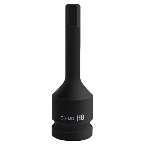 LUOFENG 22 mm Sechskant-Bit-Stecknuss, 1,27 cm Schlagantrieb, CR MO, Stahl, Phosphat, schwarzes Finish, für Automechaniker und Reparaturarbeiten LUOFENG 22 mm Sechskant-Bit-Stecknuss, 1,27 cm Schlagantrieb, CR MO, Stahl, Phosphat, schwarzes Finish, für Automechaniker und Reparaturarbeiten von LUOFENG