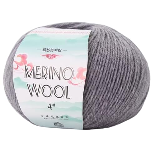 LUOFENG Wollmischgarn, 50 g, 130 m, Strickwolle, Garn für Pullover, Schals, Mützen, Handschuhe, Häkelteppiche, Strickprojekte von LUOFENG