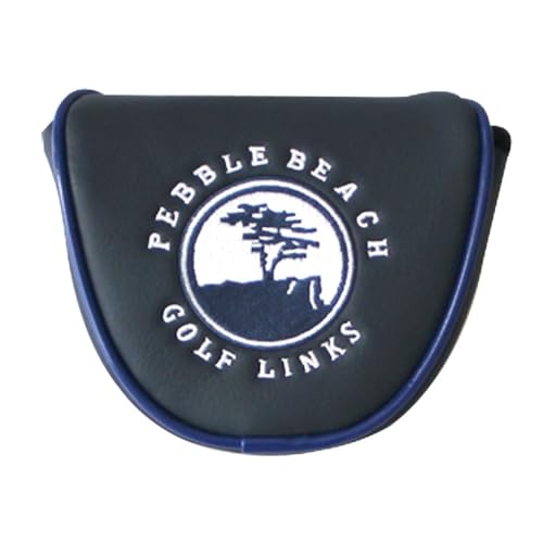 LUOKEKE Golf SchläGerkopfhüLlen 1 Stück Golf Mallet Putter Cover Muster Golf Head Covers Golf Club Covers Zubehör Magnetverschluss Golf Headcover GolfschläGer Hauben(2) von LUOKEKE