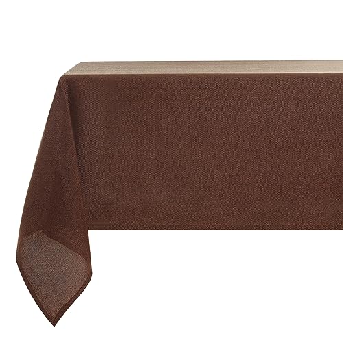 LUOLUO Rechteckige Tischdecke Faux Leinen Tischdecke Waschbare Tischdecke für Esszimmer Partys Küche Restaurant Kaffee 140 x 180 cm von LUOLUO