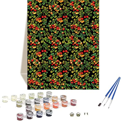 Blume Malen Nach Zahlen Erwachsene, Rose Malen Nach Zahlen kinder Leinwand mit Pinseln und Acrylfarbe, DIY Paint by Numbers Adult und Anfänger, für Home Decor, Geschenk - Ohne Rahmen 100x135CM 7-0 von LUOLYYEI