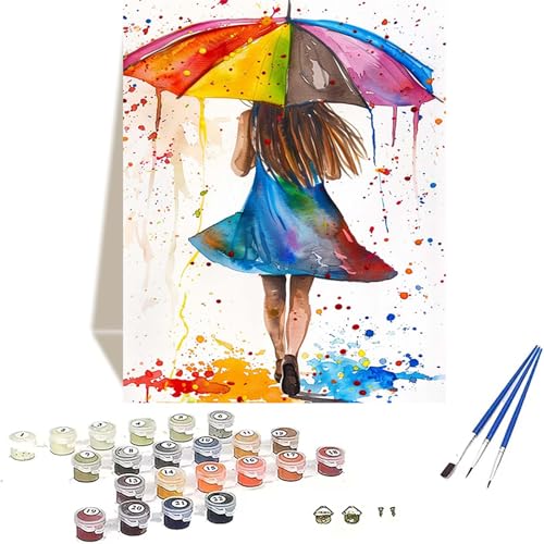 Japan Malen Nach Zahlen Erwachsene, Frau Malen Nach Zahlen kinder Leinwand mit Pinseln und Acrylfarbe, DIY Paint by Numbers Adult und Anfänger, für Home Decor, Geschenk - Ohne Rahmen 100 x 135 cm 7-F von LUOLYYEI