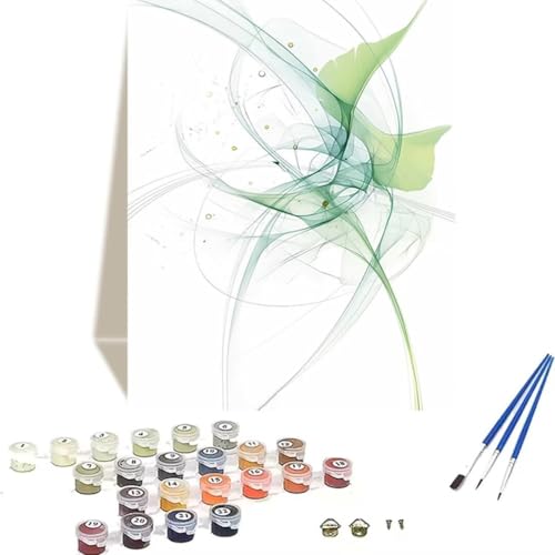 LUOLYYEI Malen Nach Zahlen Erwachsene 100 x 135 cm Kleines Format - Malen Nach Zahlen Kinder Abstrakt - Blume Paint by Numbers Basteln DIY Bastelset Leinwand Als Geschenk Home Wand Dekor 1-H von LUOLYYEI