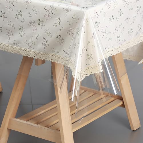 Tischfolie Transparent Tischdecke Transparent - Abwaschbar Tischdecke Outdoor, PVC Tischdecken 0.2mm Dicke Nicht Verformbar, Bietet Schutz für Den Schreibtisch GrößE WäHlbar Tischfolie Transparent Tischdecke Transparent - Abwaschbar Tischdecke Outdoor, PVC Tischdecken 0.2mm Dicke Nicht Verformbar, Bietet Schutz für Den Schreibtisch GrößE WäHlbar von LUPATDY