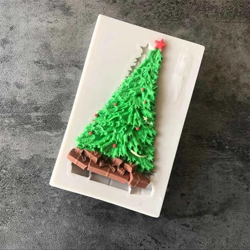 Silikonform-Set, Weihnachtsbaum, Epoxidharz, Kuchendekoration, Schokoladenform, Baum, 7,8 x 6,7 x 5 cm von LUPZENFUXIA