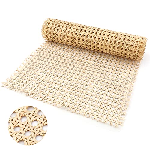 1 Rolle Cane Webbing Rattan, 35cm x 1m Natürliche Rattan Geweberolle für Caning Projekte Mesh Rattan Gewebe für Möbel Stühle Schränke von LUTER