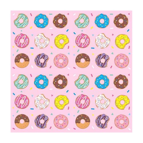 20 St. Party Servietten Donuts Rosa Papier Servietten Sommer Party Tisch Dekoration Mädchen Servietten für Kinder Frauen Urlaub Geburtstag Mittagessen Abendessen Motto-Party von LUVDECO