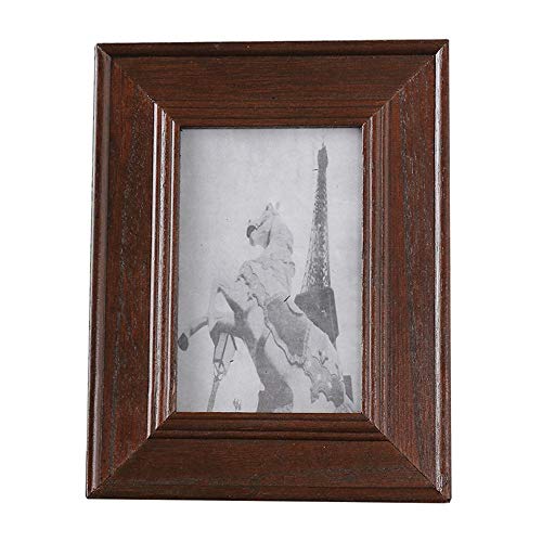 LVUNZJCA Fotorahmen Vintage-Holz-Foto-Bilderrahmen mit Matte-Glasfront-stehende Tischplatte für Decor Family(20x25.5cm) von LVUNZJCA