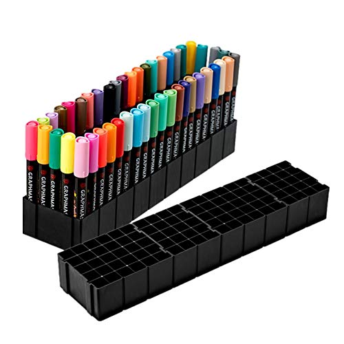 LVUNZJCA Schreibtisch-Stift-Organizer Marker Bleistift Lagerung Stifthalter 100 Loch Pen Organizer Penholder für der Schule von LVUNZJCA