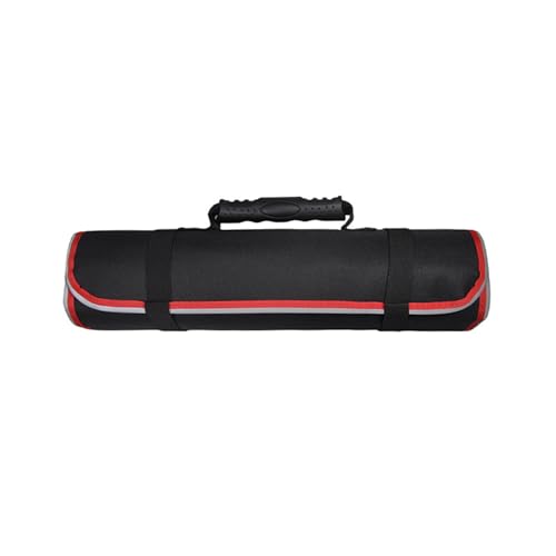 LVUNZJCA Werkzeug-Rolltasche, multifunktional, gerolltes Werkzeugset, Autoreparatur, Werkzeugset, Hardware-Tasche, Rollwerkzeug-Organizer (rot) von LVUNZJCA