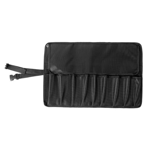 LVUNZJCA Werkzeugtasche, gerolltes Werkzeugset, wasserdicht, einfache Werkzeugtasche, Werkzeugset, Rollwerkzeug-Organizer (Noir) von LVUNZJCA