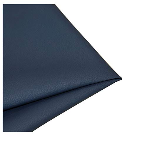 Kunstleder Polsterstoff Kaschiert Meterware MöBelstoff FüR SäMtliche Polsterarbeiten,Autos,Boote,Dekorationen 160 cm Breit 1m Meterware verkauft(Color:Grün)(Navy,1.6X10m) von LWDXMYKW