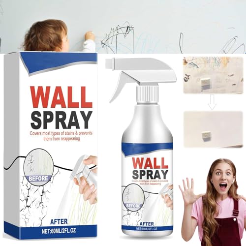 LXCJZY Magic Wall Repair Spray Set, Versatile Wall Repair Paint Wall Spray Paint, Wall Mending Kit for Seamless Repairs - Dust & Stain Resistant, Spray Paint for Wall White (1PCS) von LXCJZY